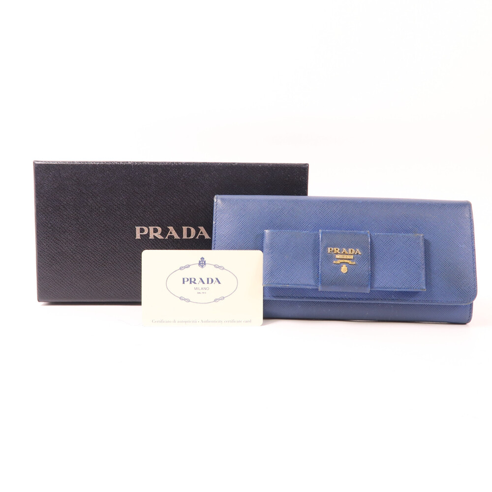 Prada Ghw Long Wallet Calfskin Leather #177299P16B - Picture 9 of 15